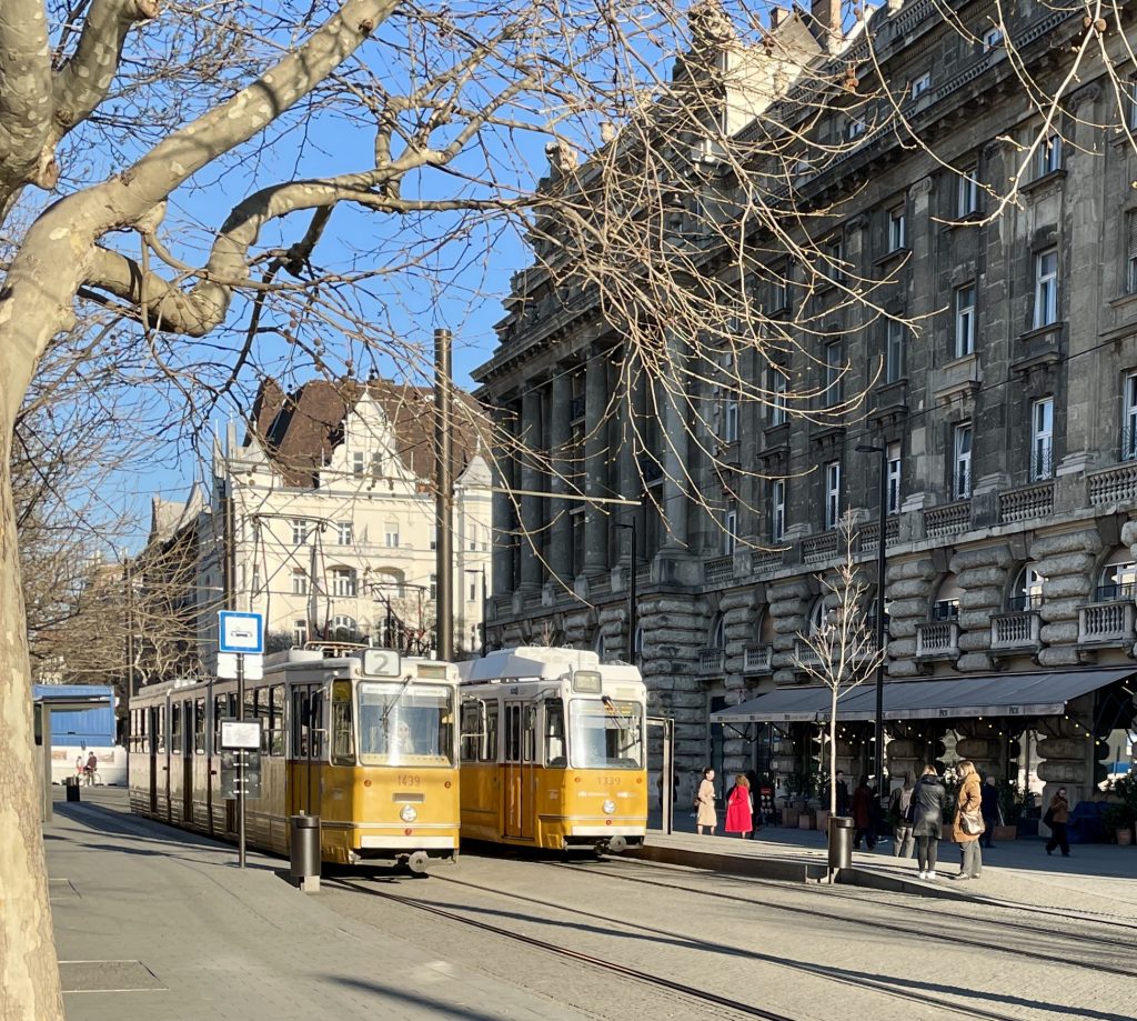 Trams in Budapest, Hungary
