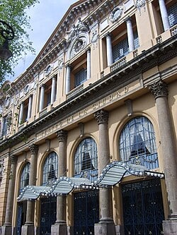 Facade of Teatro de la Ciudad de Mexico in Mexico City